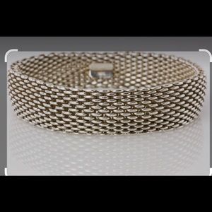 Tiffany & Co sterling silver Somerset Mesh Bracelet